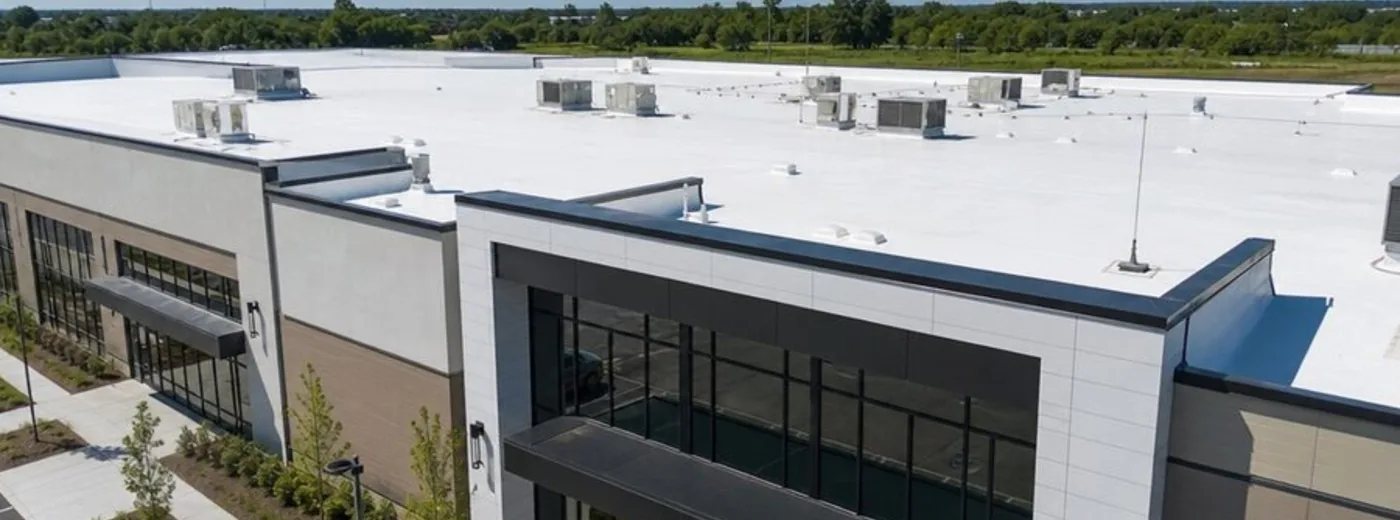 Commercial low-slope membrane roofing